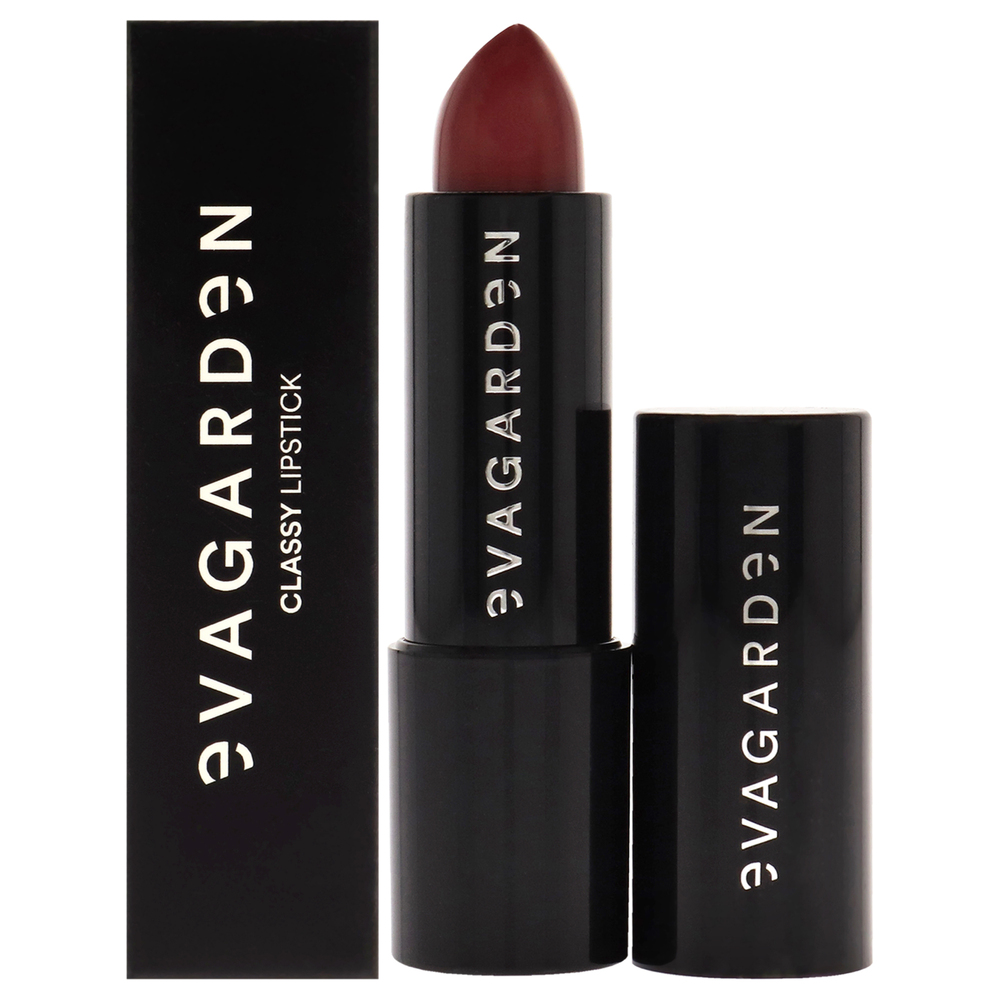 Classy Lipstick - 614 Brick Red by Evagarden for Women - 0.10 oz Lipstick